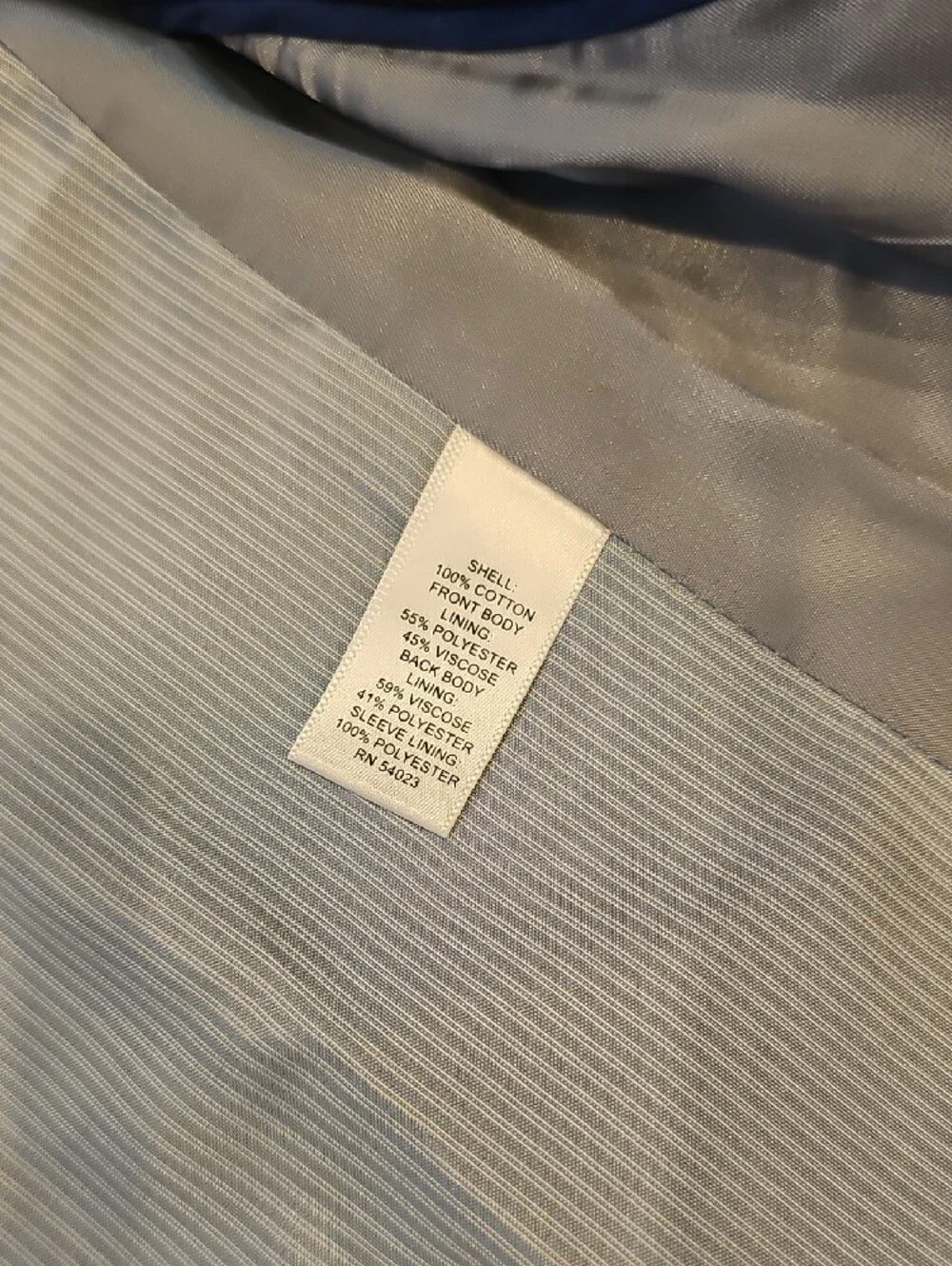 Banana Republic Men's Dark Pinstripe Blazer